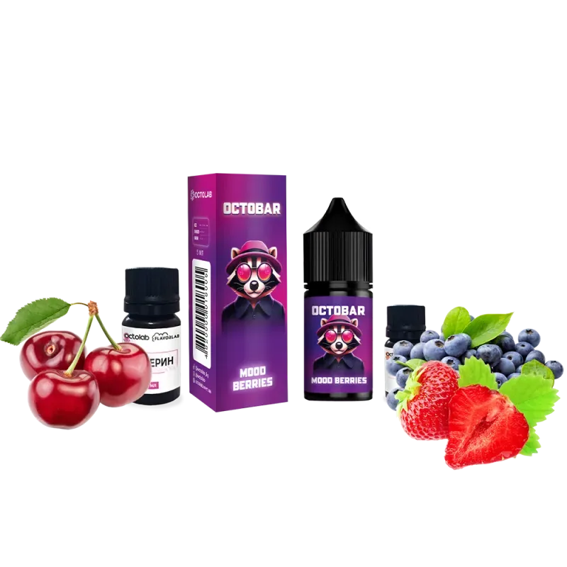Набір Octobar NFT 10 мл 50 мг Mood Berries (Ягідний настрій)