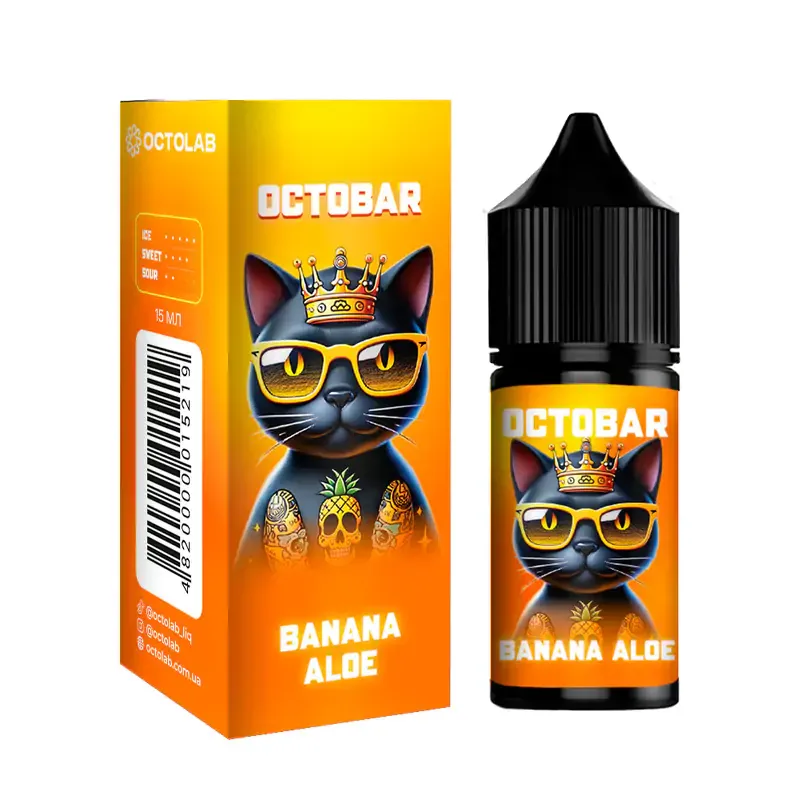 Набір Octobar NFT 30 мл 50 мг Banana Aloe (Банан Алое)