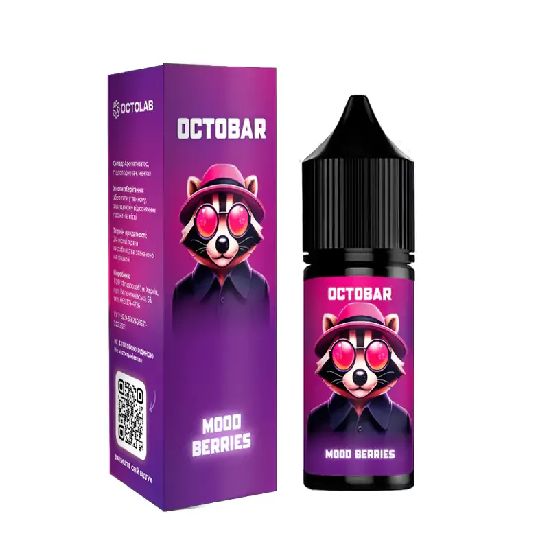 Набір Octobar NFT 15 мл 50 мг Mood Berries (Ягідний настрій)