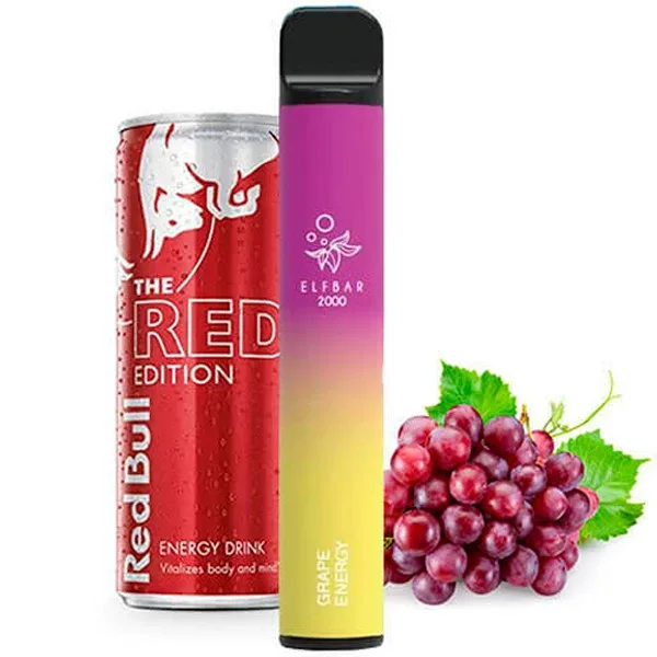 Elf Bar 2000 Grape Energy (Виноградний Енергетик)