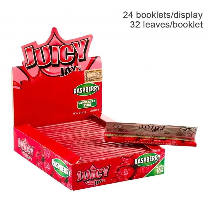 Папір для самокруток King Size Juicy Jays Raspberry
