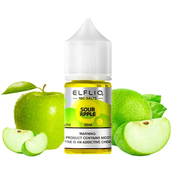 Рідина Elf Liq 30 мл Sour Apple (Кисле Яблуко)