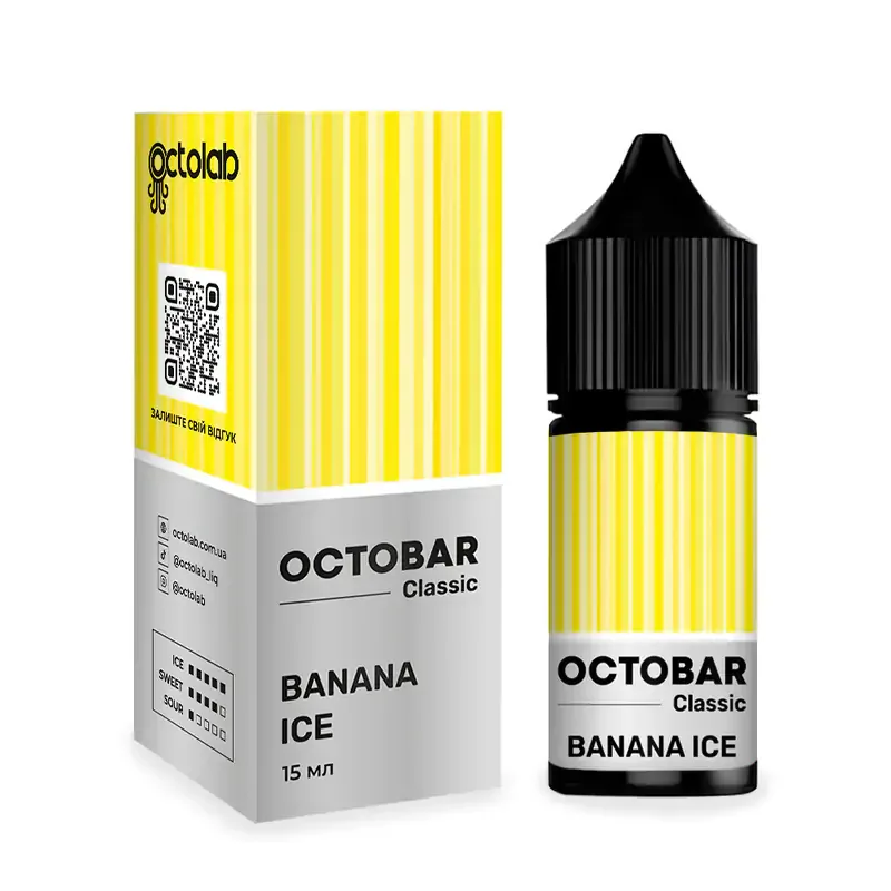 Набір Octobar Classic 30 мл 50 мг Banana Ice (Банан Холод)