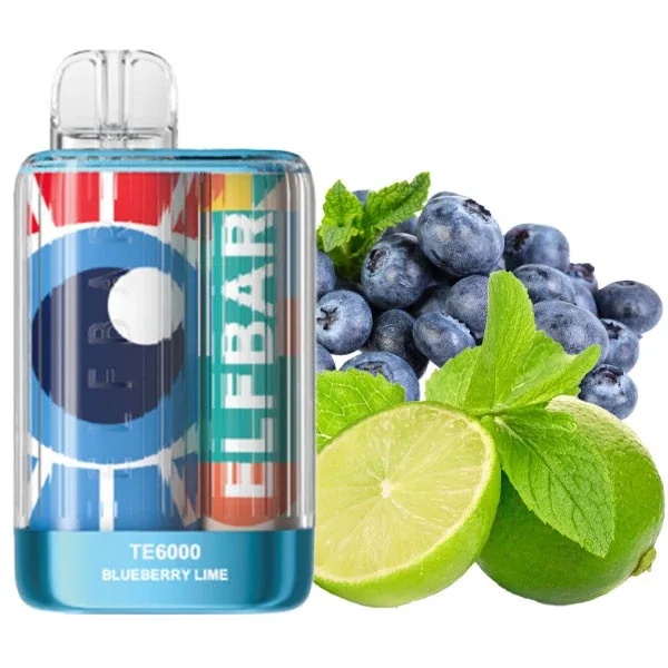 Elf Bar TE 6000 Blueberry Lime (Чорниця Лайм)