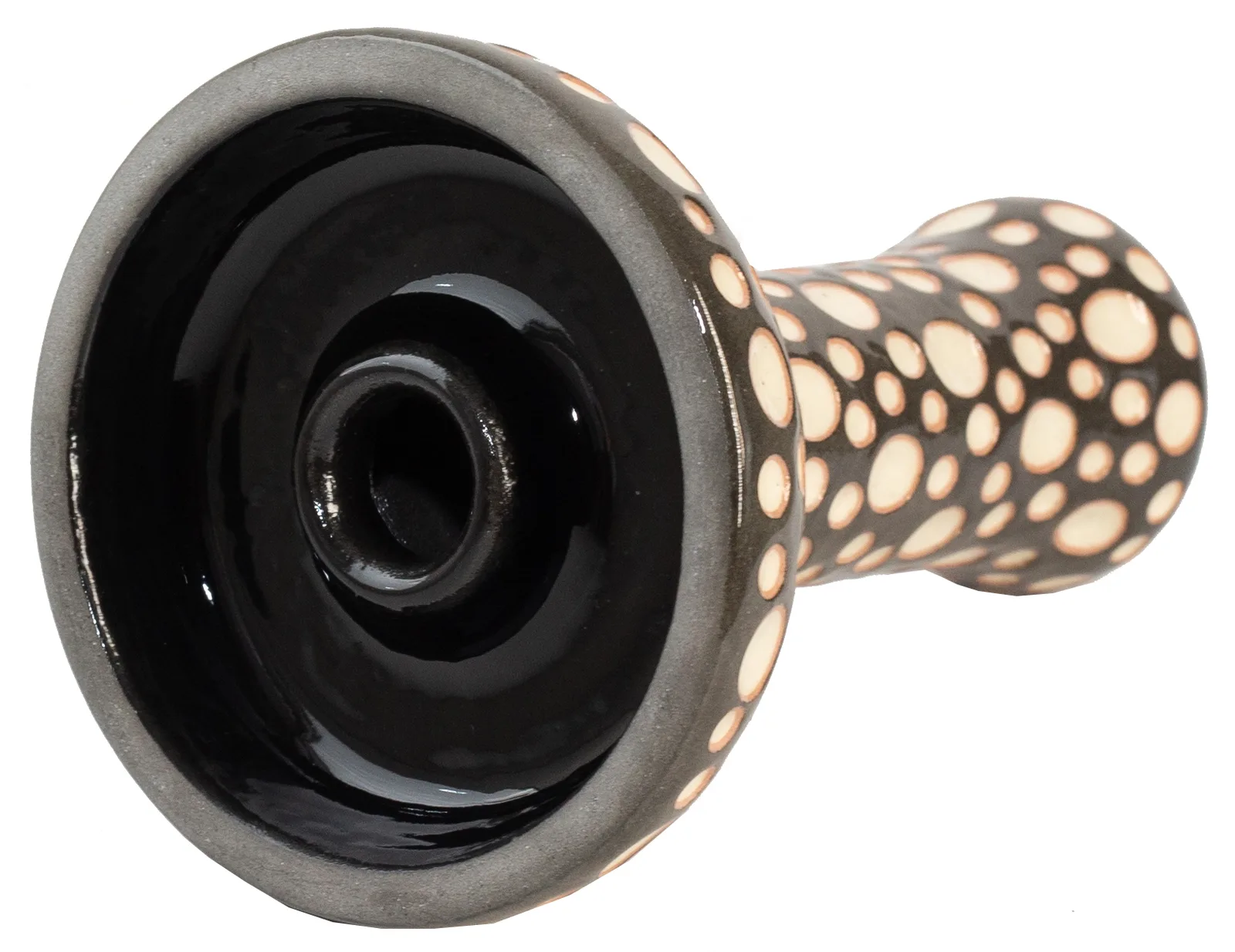 Чаша для кальяну ETNA Phunnel Dot Glaze Black 2