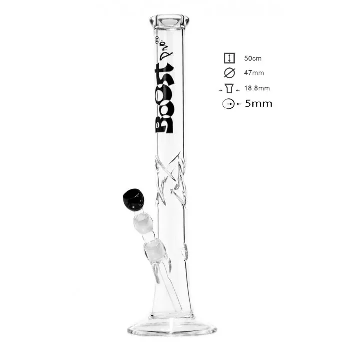Бонг скляний BOOST PRO - H: 50cm - Ø: 47mm - SG: 18,8mm