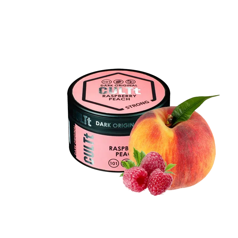 Тютюн CULTt Strong DS101 100g Raspberry Peach (Малина Персик)