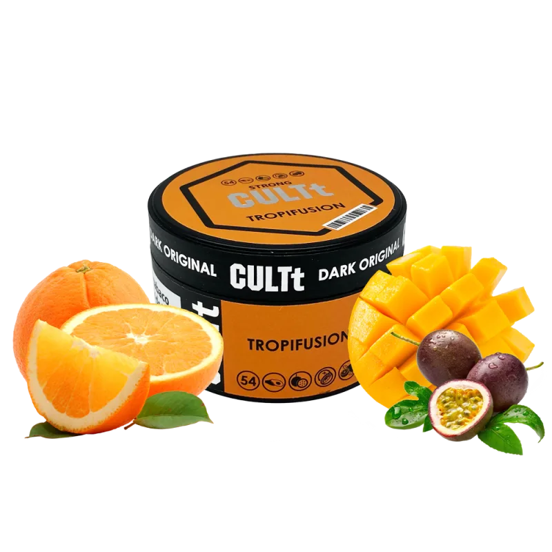 Тютюн CULTt Strong DS54 100g Tropifusion (Манго Маракуя Грейпфрут Апельсин)