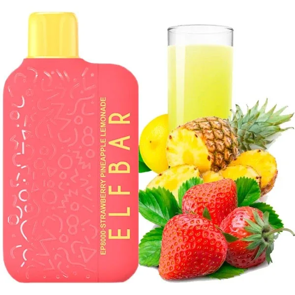 Elf Bar EP 8000 Strawberry Pineapple Lemonade (Полуниця Ананас Лимонад)