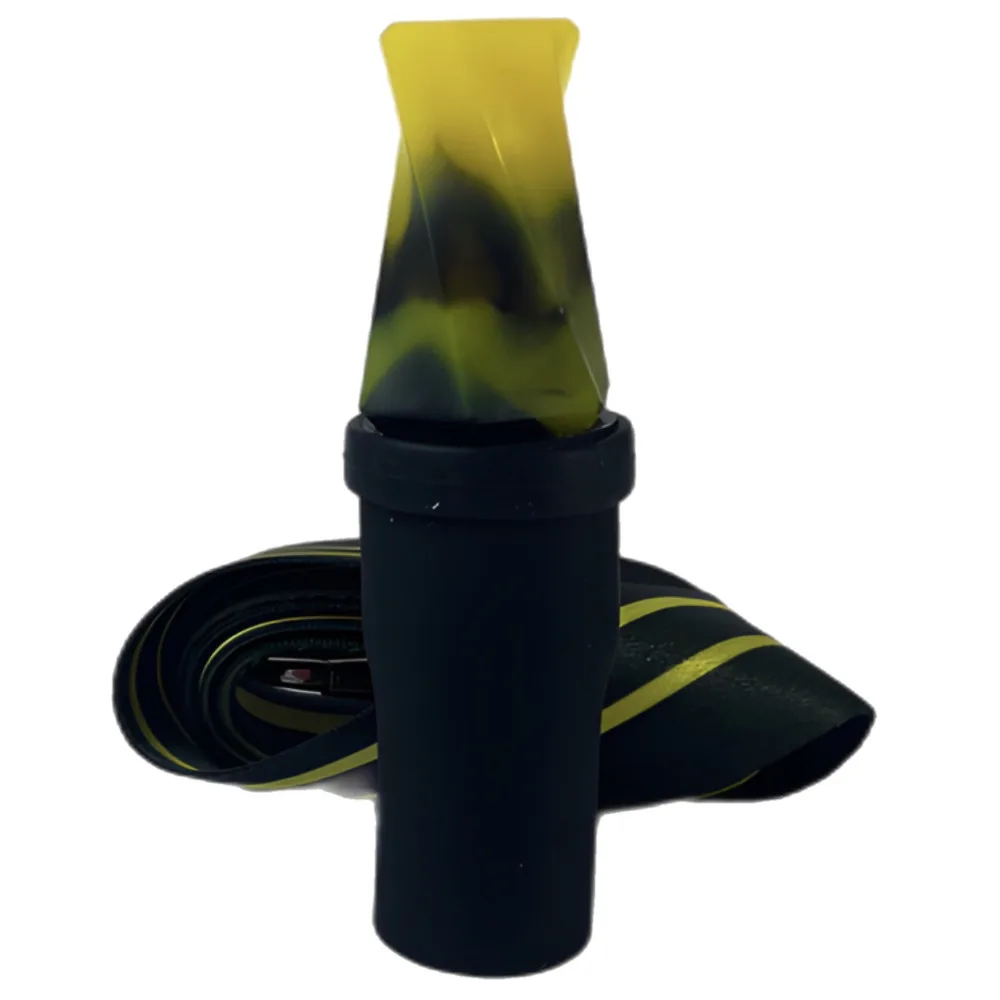 Персональний мундштук для кальяну VantaBlack Tornado Yellow