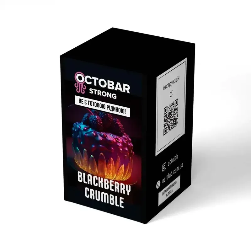 Набір Octobar Strong 30 мл 50 мг Blackberry Crumble (Ожиновий крамбл)