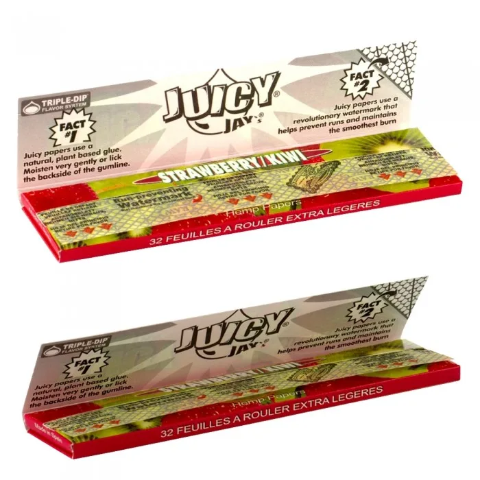 Папір для самокруток King Size Juicy Jays Strawberry and Kiwi 3