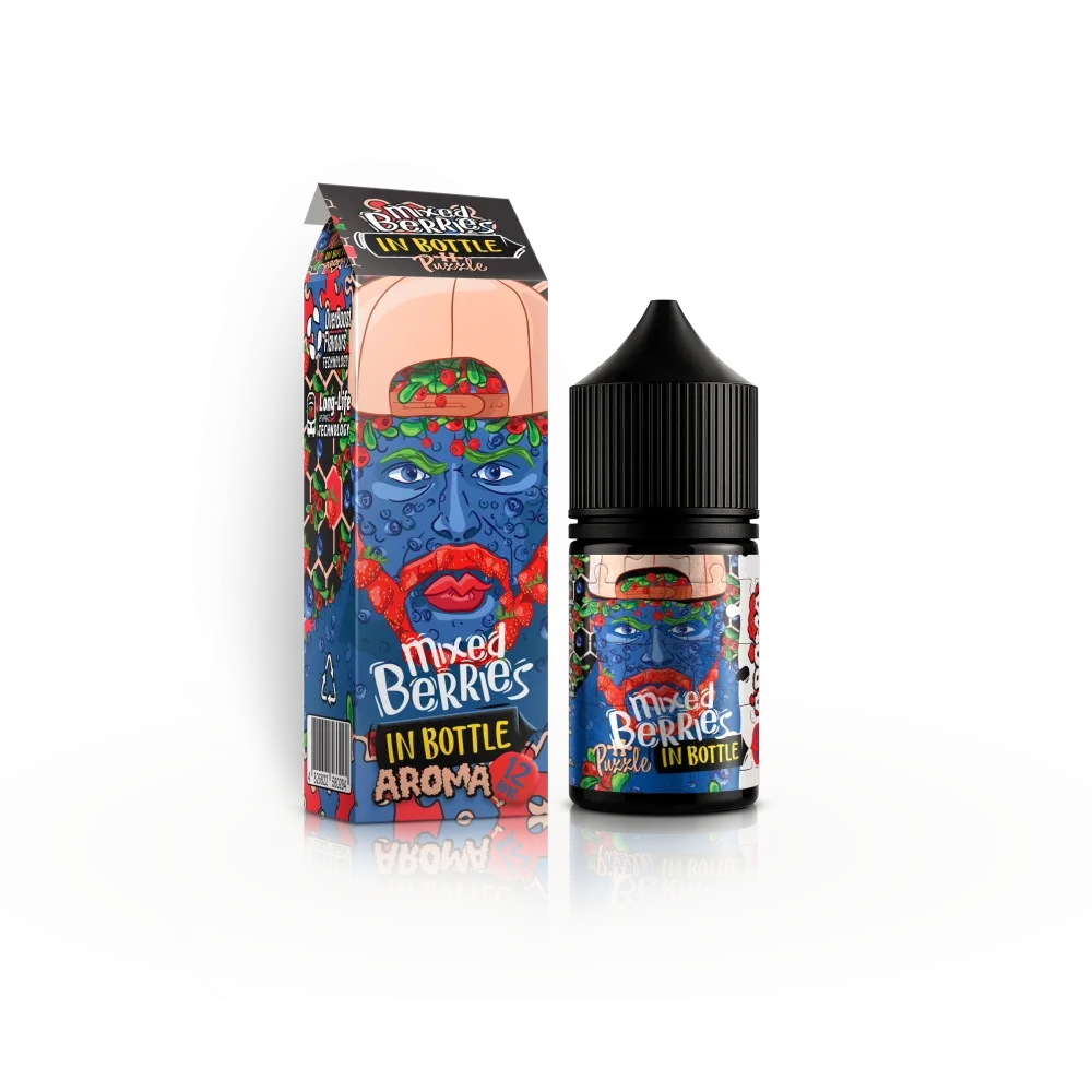 Набір In Bottle Salt Puzzle 30 ml 50mg Mix Of Berries (Ягідний мікс)