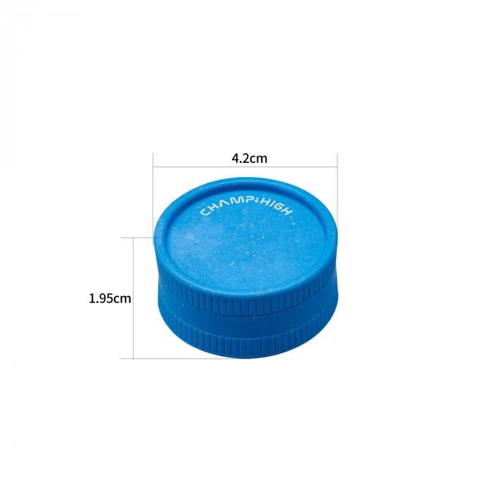 Гріндер пластиковий Champ HEMP PLASTIC GRINDER 42mm 2 LAYERS-DL24 2