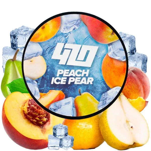 Тютюн 420 Classic Frost Line 100gr Peach Ice Pear (Персик Лід Груша)