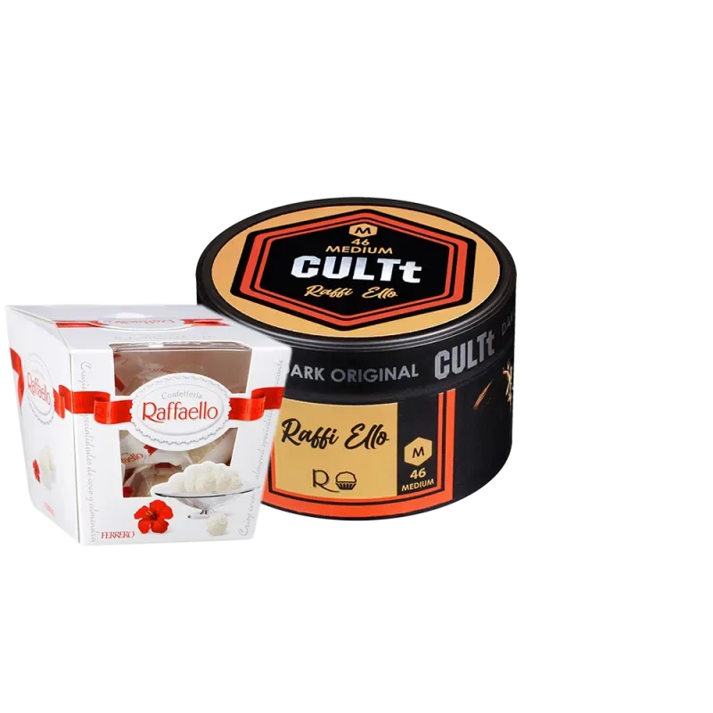 Тютюн CULTt Medium M46 100g Raffi Ello (Кокосово Мигдальна Цукерка)