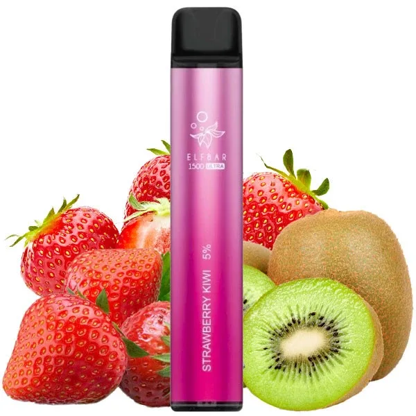 Elf Bar Ultra 1500 Strawberry KIwi (Полуниця Ківі)