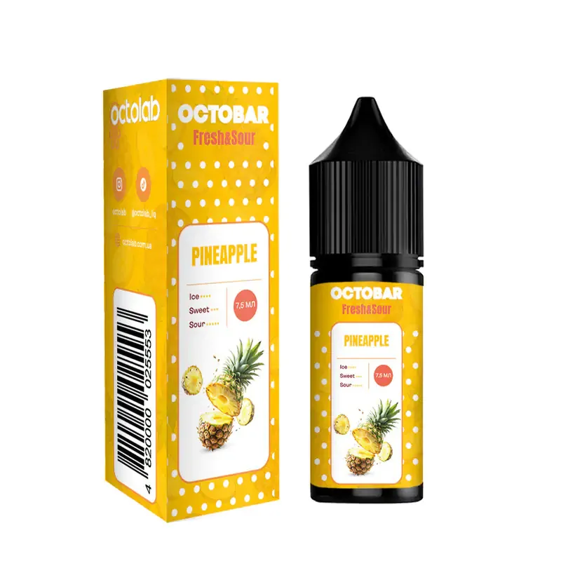 Набір Octobar Fresh & Sour 15 мл 50 мг Pineapple (Ананас)