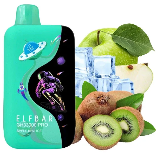 Elf Bar 33000 GH Pro Apple Kiwi Ice (Яблуко Ківі Лід)