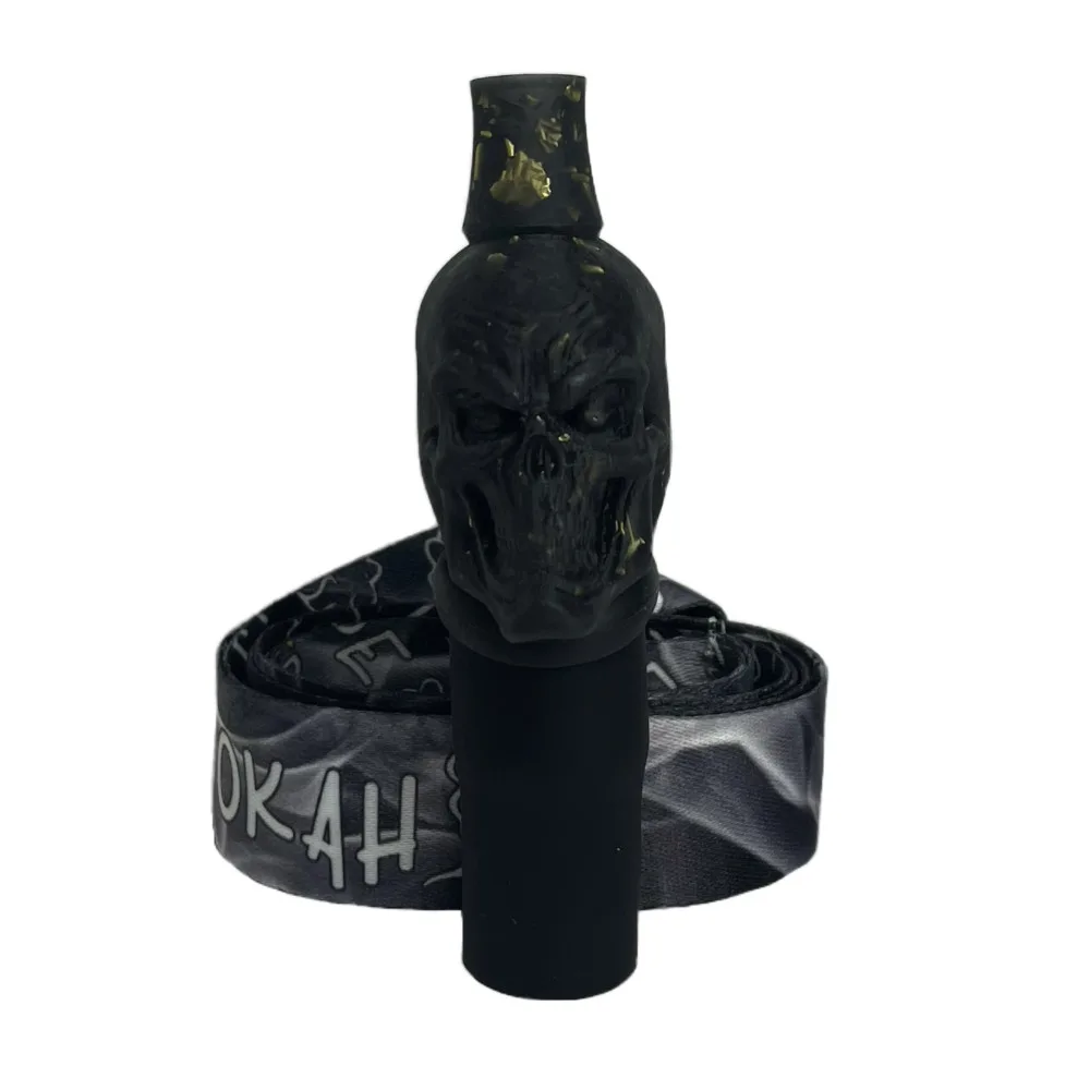 Персональний Мундштук для кальяну Vibe Hookah Skull Black