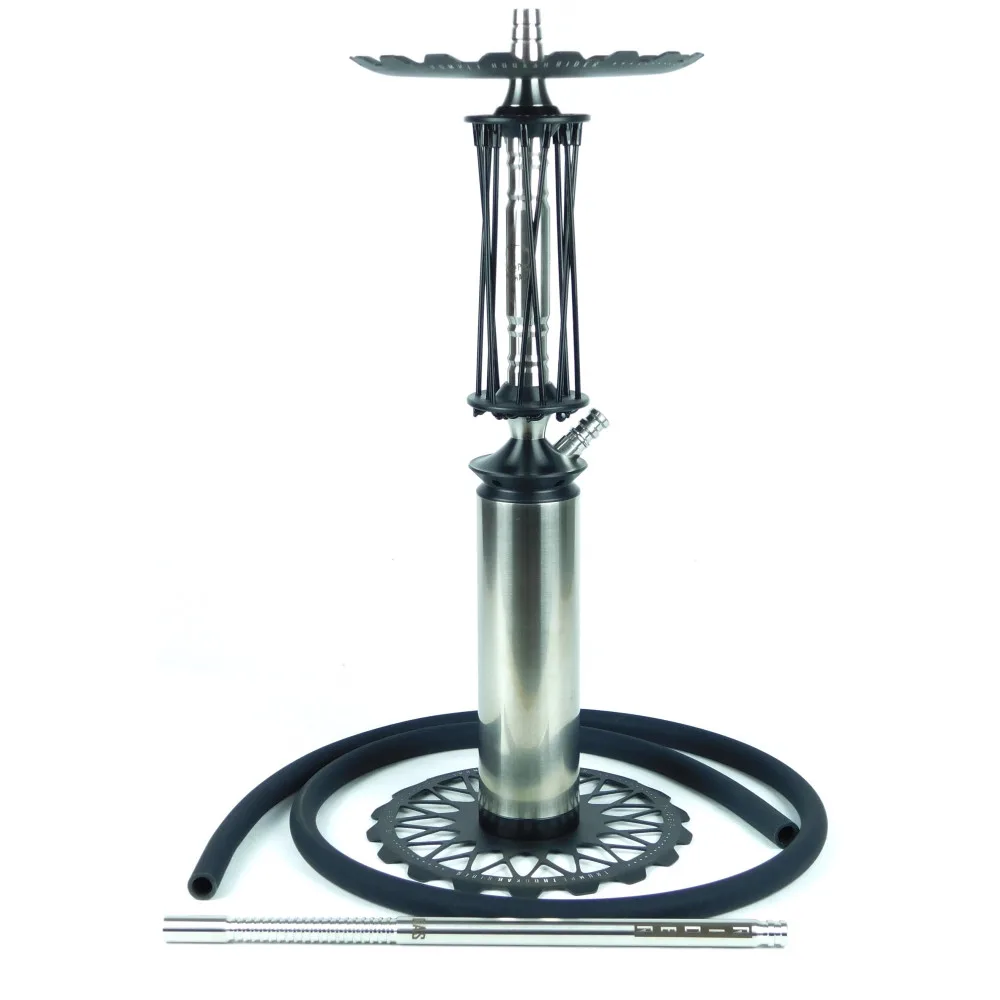 Кальян Trumpet Hookah Rider Full (з металевою колбою) Black