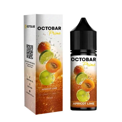 Набір Octobar Prime 15 мл 50 мг Apricot Lime (Абрикос Лайм)