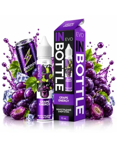 Набір In Bottle Evo 30 ml 50mg Grape Energy (Виноград Енергетик)