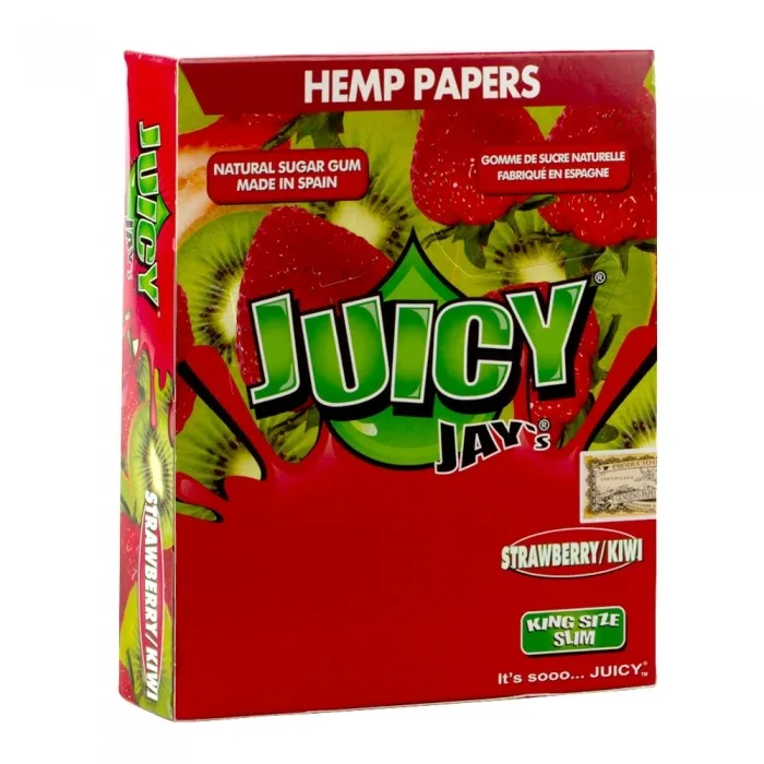 Папір для самокруток King Size Juicy Jays Strawberry and Kiwi 2