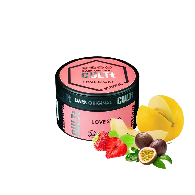 Тютюн CULTt Strong DS35 100g Love Story (Маракуя Диня Полуниця)