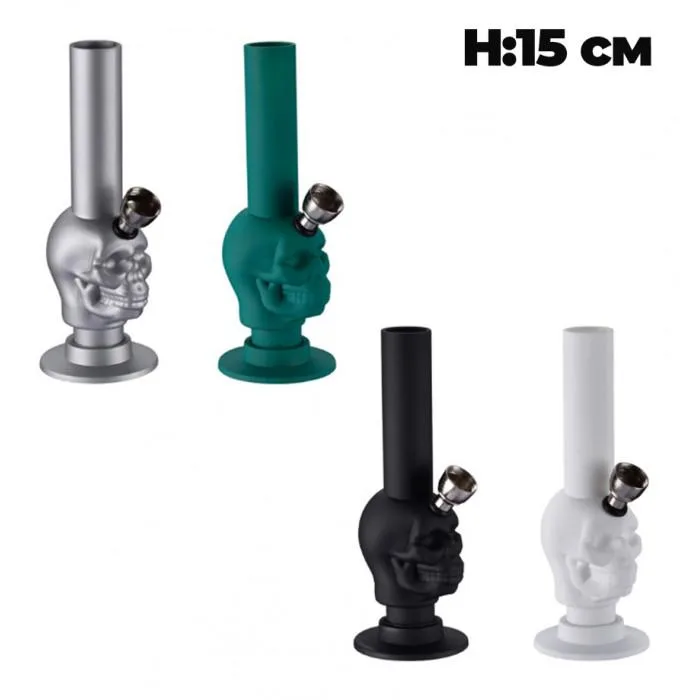 Бонг силіконовий C HIGH MINI SKULL BONG RUBBER 150 MM