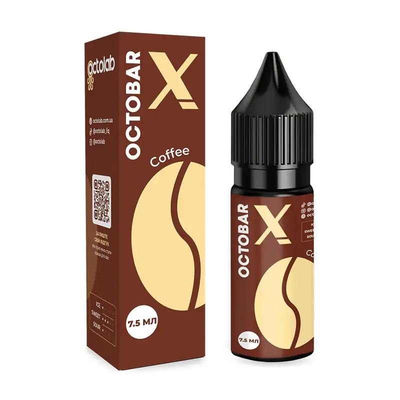 Набір Octobar X 15 мл 50 мг Coffee (Кава)