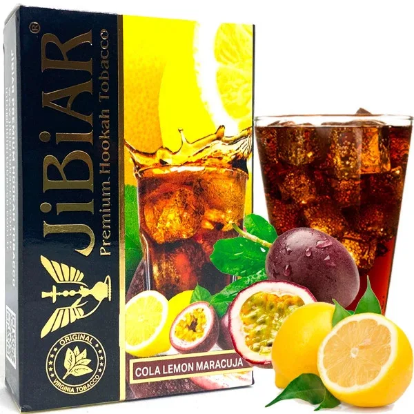 Тютюн Jibiar 50g Cola Lime Maracuja (Кола Лайм Маракуя)