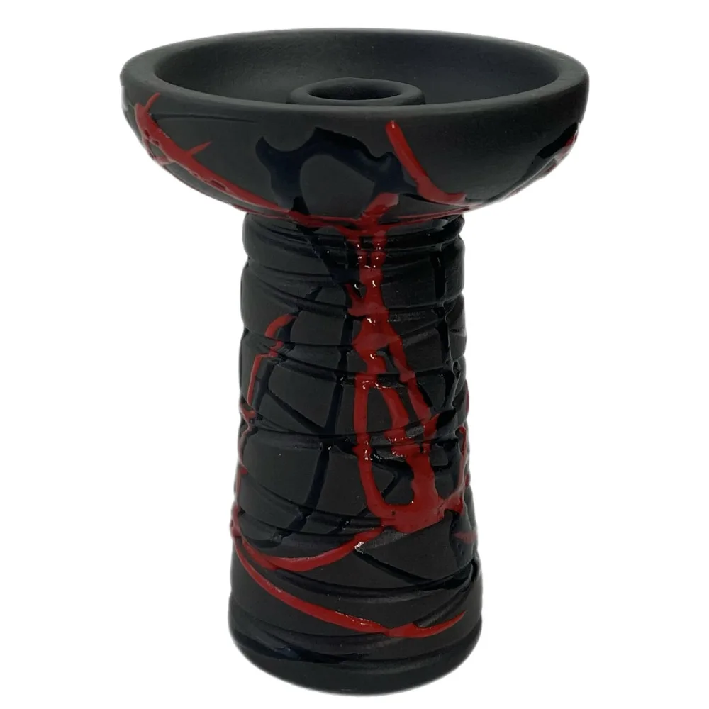 Чаша для кальяну Gusto Bowls Classic Phunnel Glaze Red/Black