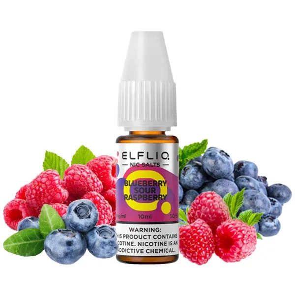 Рідина Elf Liq 10 мл Blueberry Sour Raspberry (Чорниця Кисла Малина)