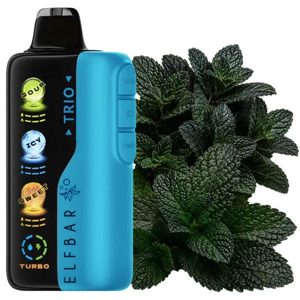 Elf Bar Trio 40000 Black Mint (Чорна Мʼята)