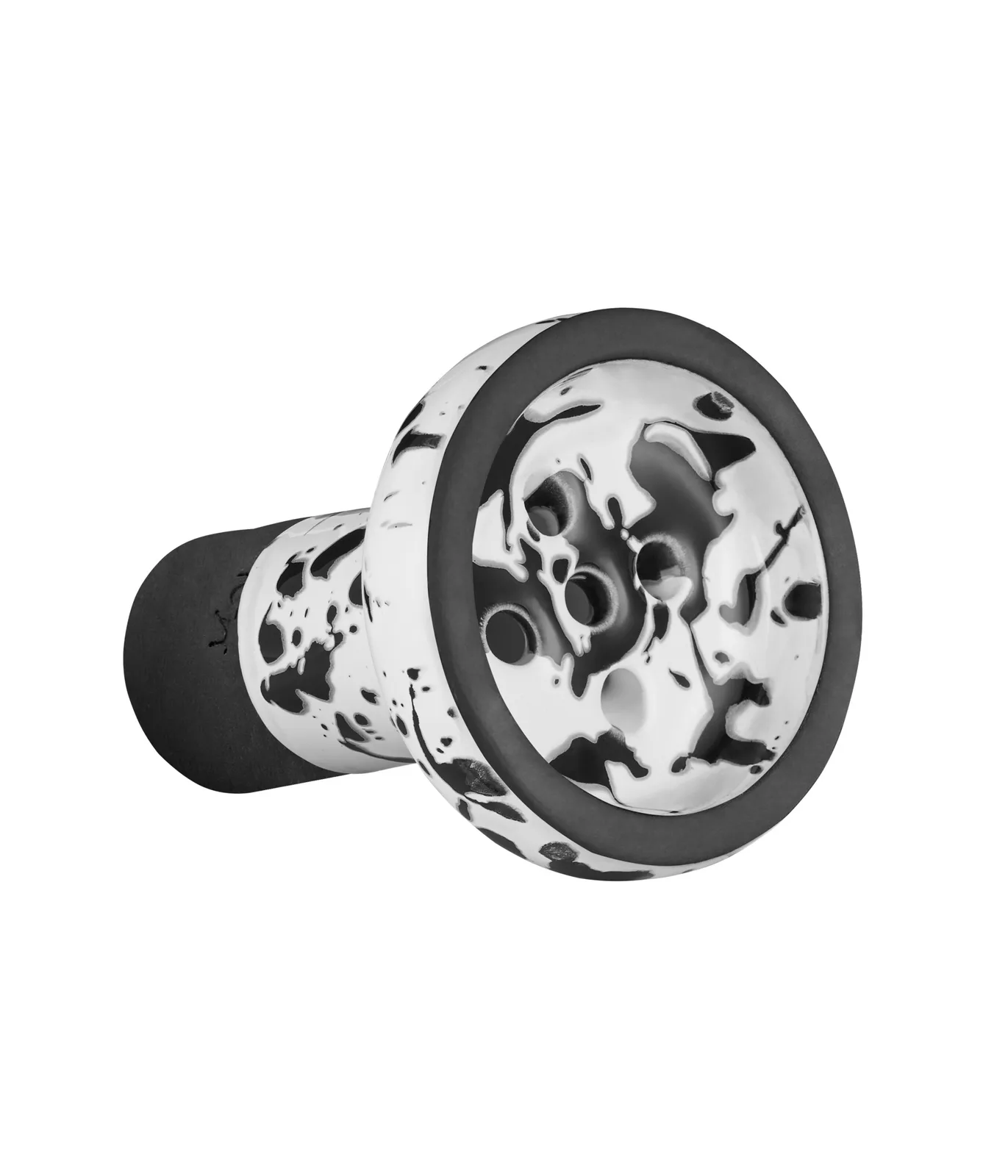 Чаша Tiaga Drops White Black 2
