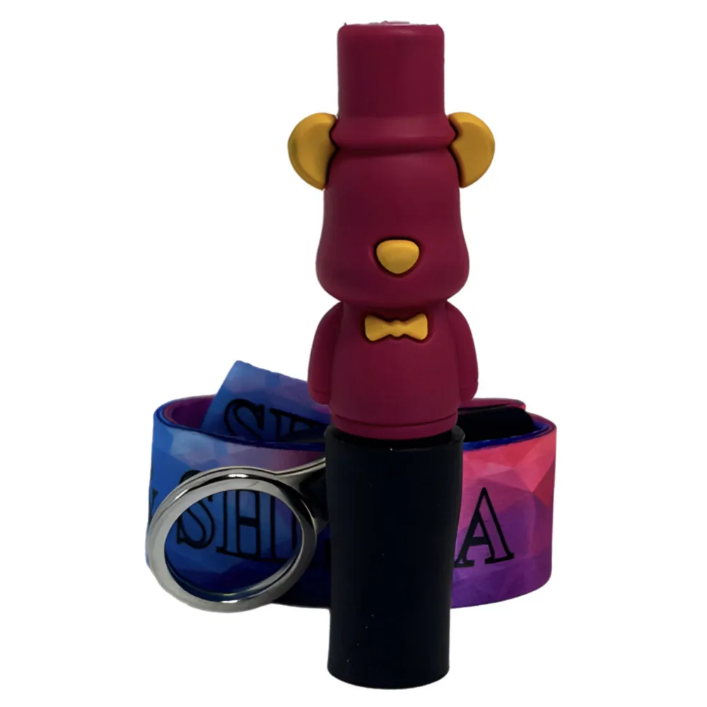 Персональний Мундштук для кальяну Mistify Comics Bear Bordo
