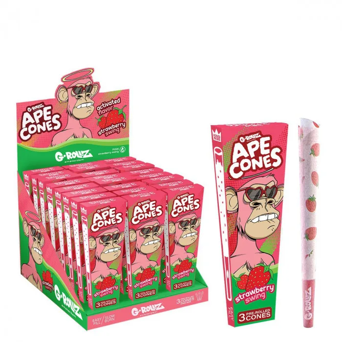 Блант G-ROLLZ Ape Cones "Strawberry Swing" - 3 Pop Cones