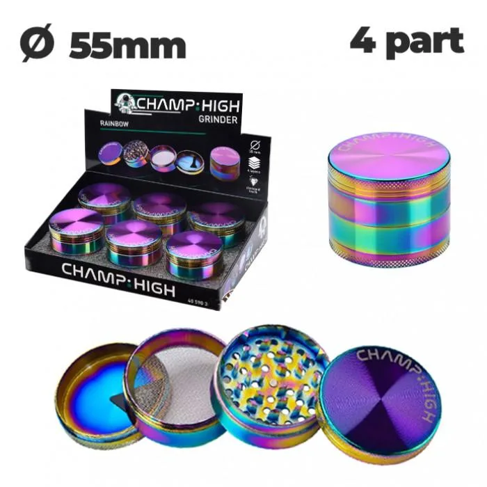 Гріндер металевий CHH METAL RAINBOW GRINDER D:55 mm 4 LAY