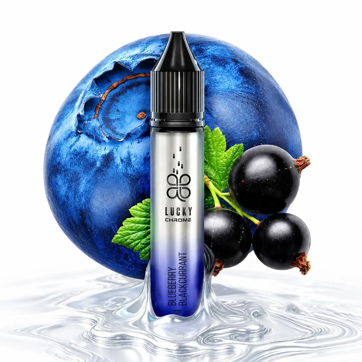 Рідина Lucky Chrome 30ml 50mg Blueberry Blackcurrant (Чорниця Чорна Смородина)