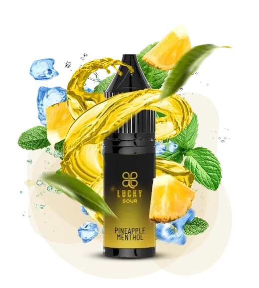 Набір Lucky 15ml 50mg Sour Pineapple Menthol (Кислий Ананас Ментол)