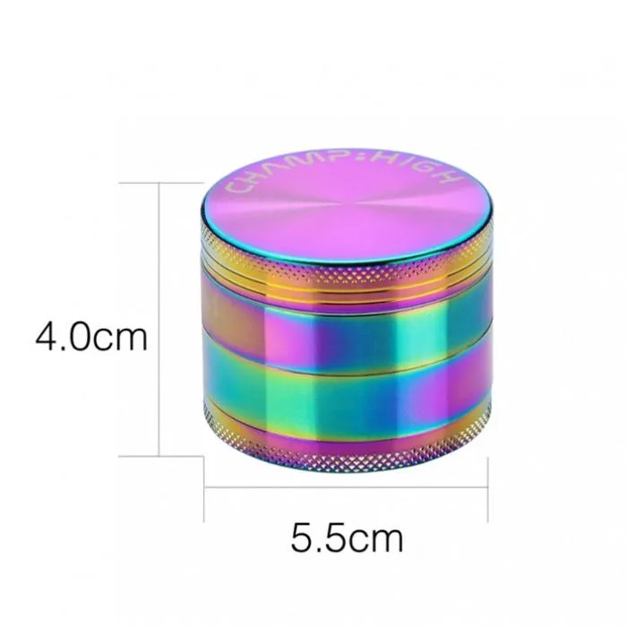 Гріндер металевий CHH METAL RAINBOW GRINDER D:55 mm 4 LAY 2