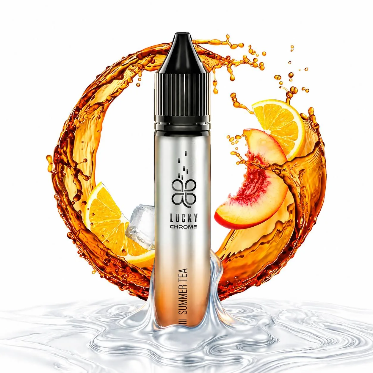 Рідина Lucky Chrome 30ml 50mg Summer Tea (Чай Лимон Персик)