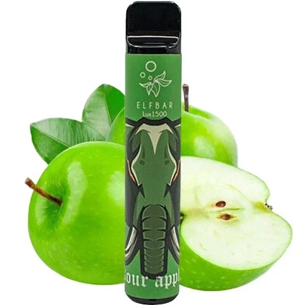 Elf Bar Lux 1500 Sour Apple (Кисле Яблуко)