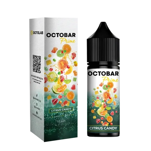 Набір Octobar Prime 15 мл 50 мг Citrus Candy (Цитрусова цукерка)