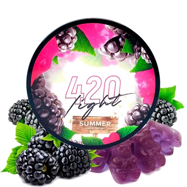 Тютюн 420 Light 100gr Ожиновий мармелад