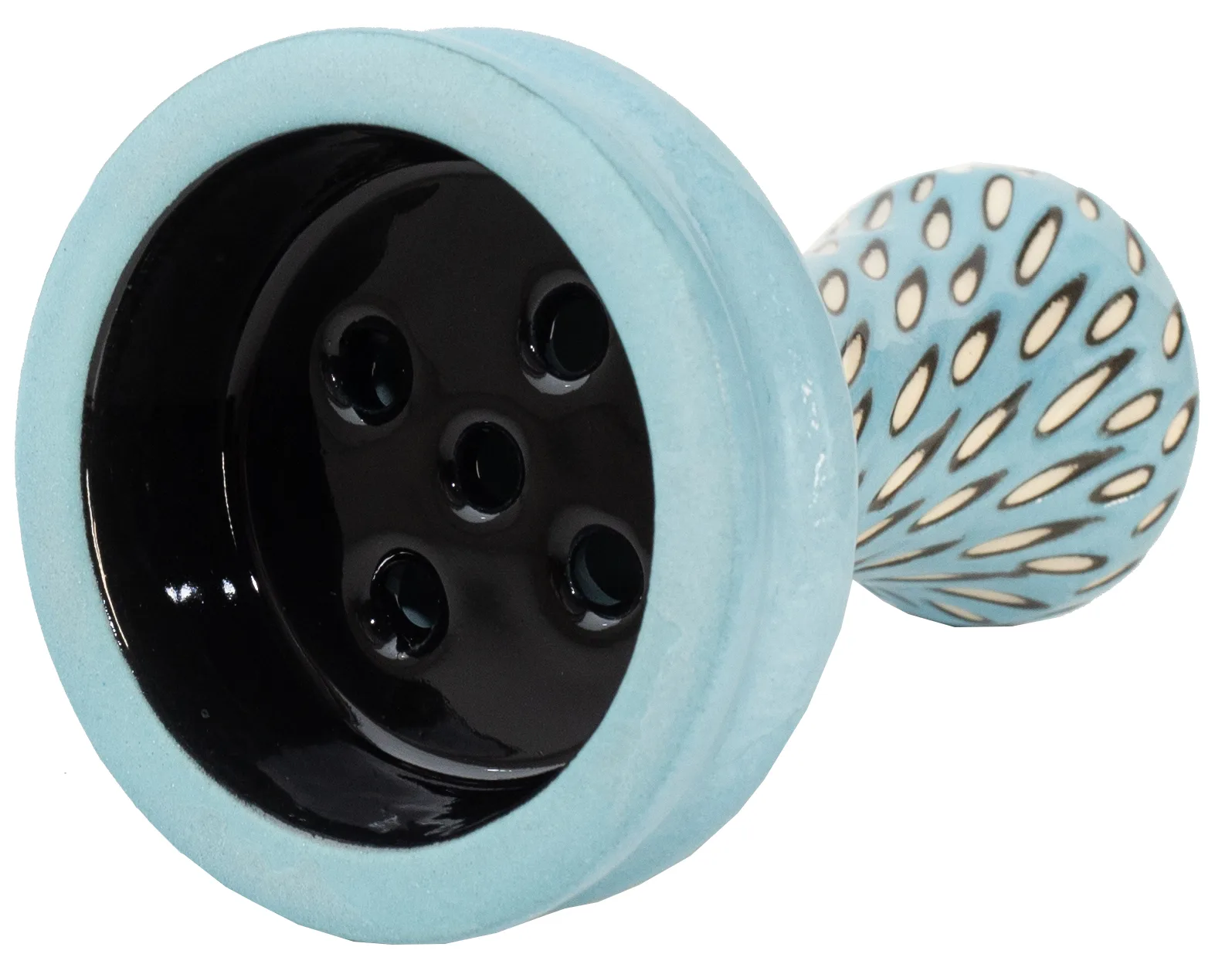 Чаша для кальяну ETNA Katana Cut Glaze Soft Blue 2