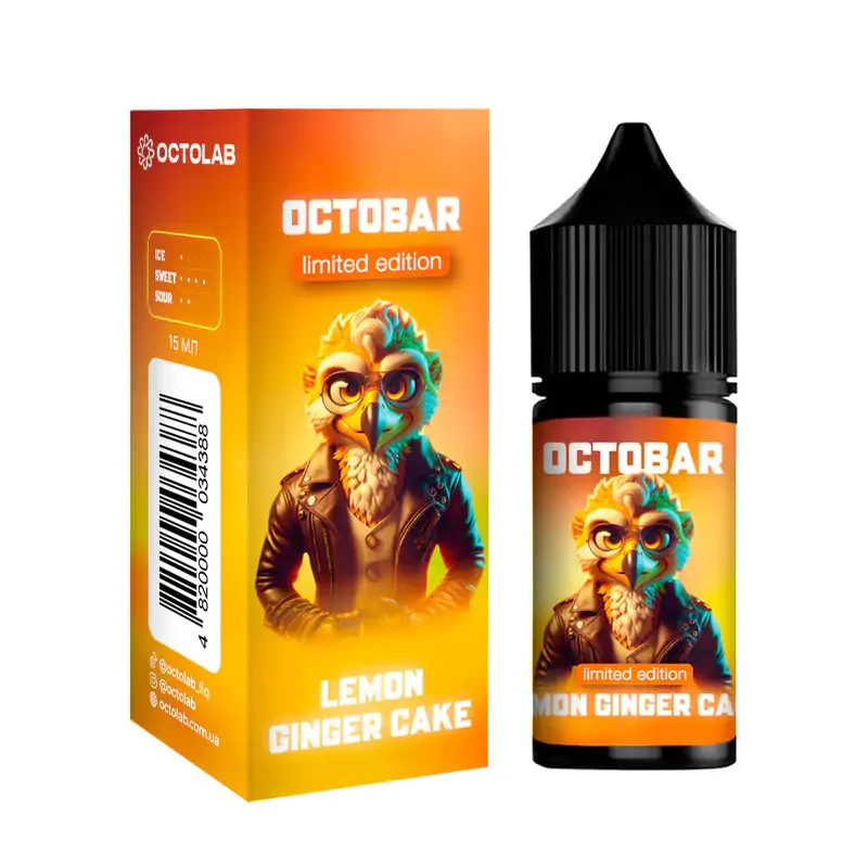 Набір Octobar NFT 30 мл 50 мг Lemon Ginger Cake (Лимонно-імбирний пиріг)