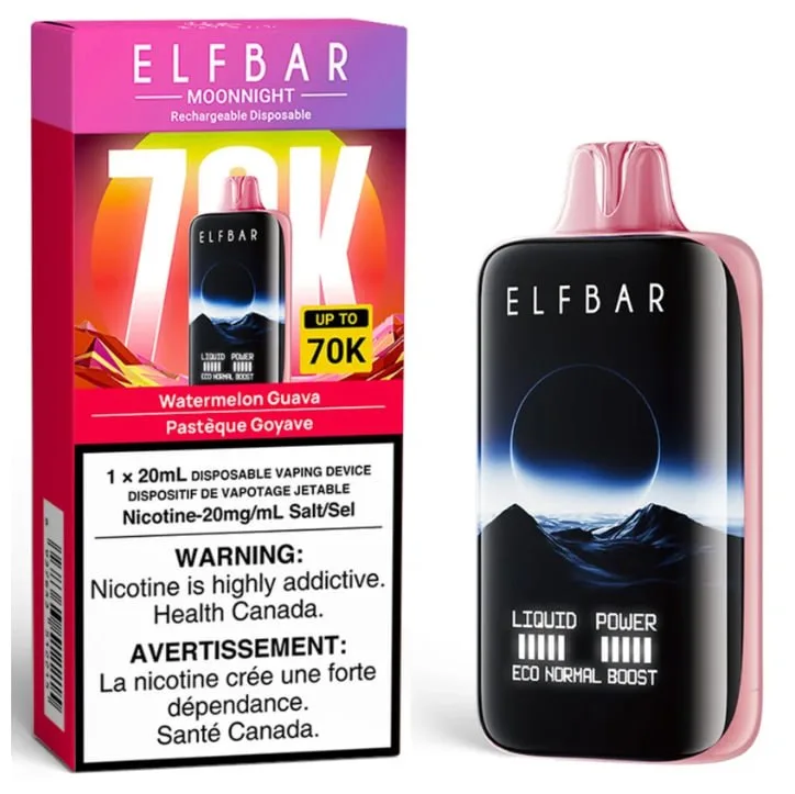 Elf Bar MoonNight 70K Watermelon Guava (Кавун Гуава)