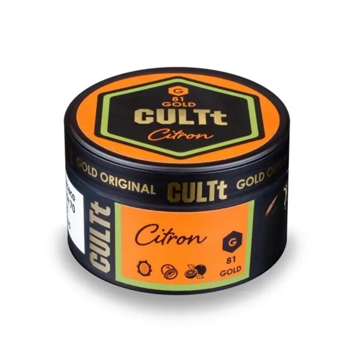 Тютюн CULTt Gold C81 100g Citron (Пітая Лайм Апельсин)